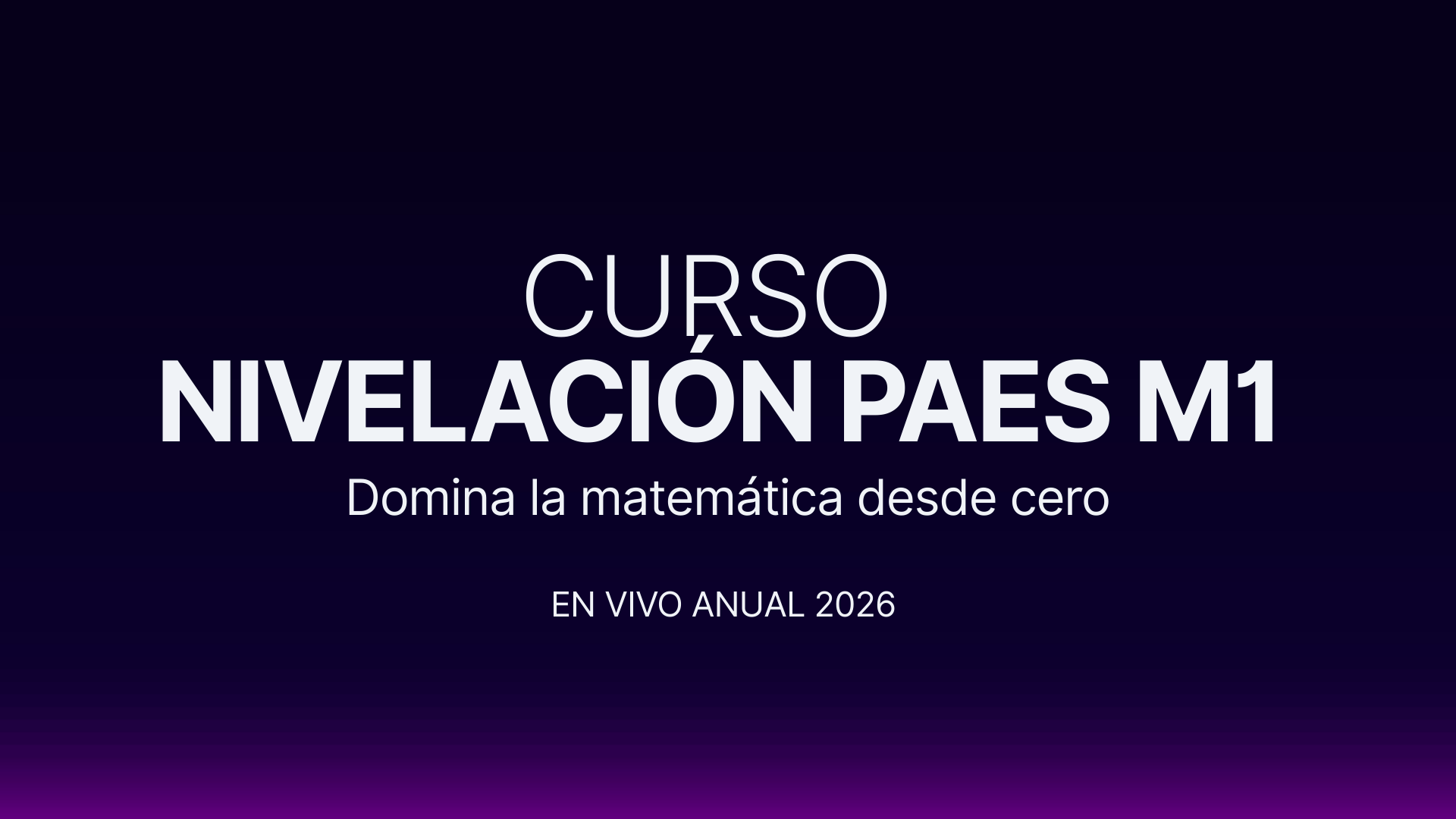 Curso en Vivo Anual 2026