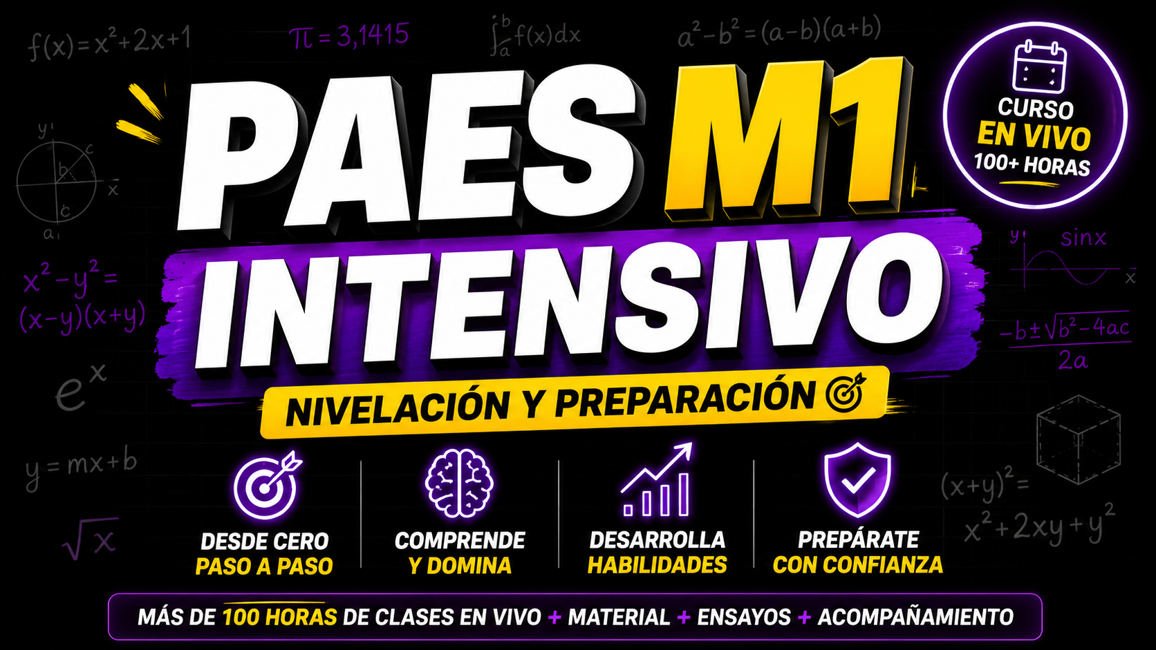 PAES M1 Intensivo Segundo Semestre 2026